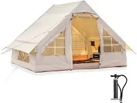 Tenda de Acampamento Familiar Insuflável 6m² com Bomba