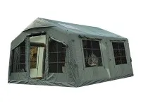 Barraca de acampamento inflável de luxo