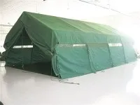 Tenda de lona para áreas externas com estrutura dupla