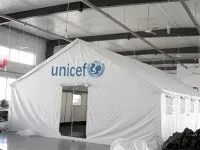Tenda de ajuda humanitária da Unicef para 5 pessoas
